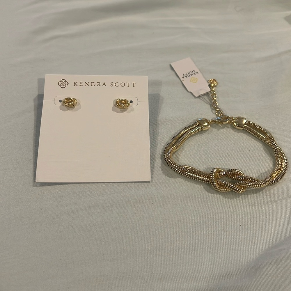 Kendra Scott Annie Studs and Bracelet